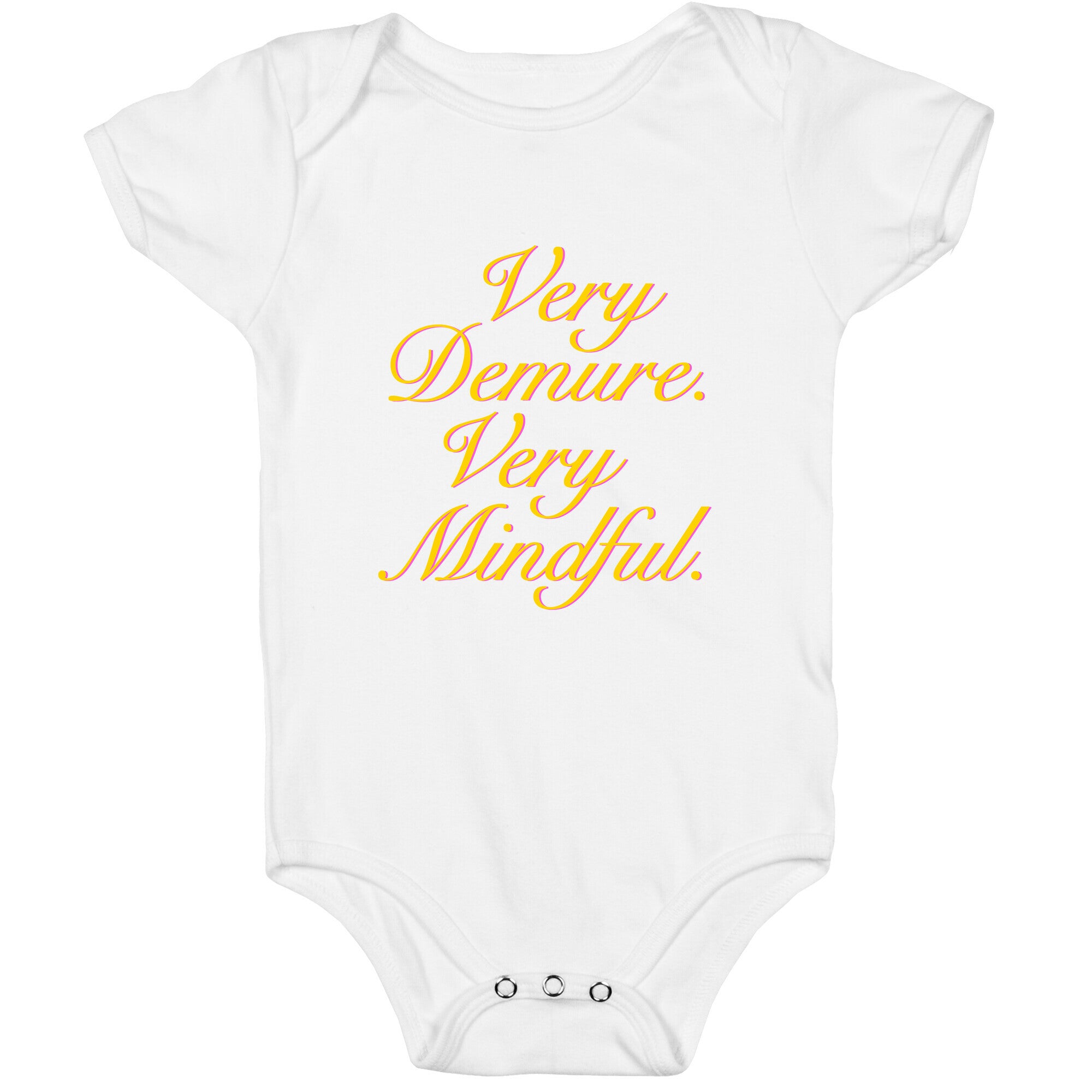 Very Demure. Very Mindful. Baby One-Piece